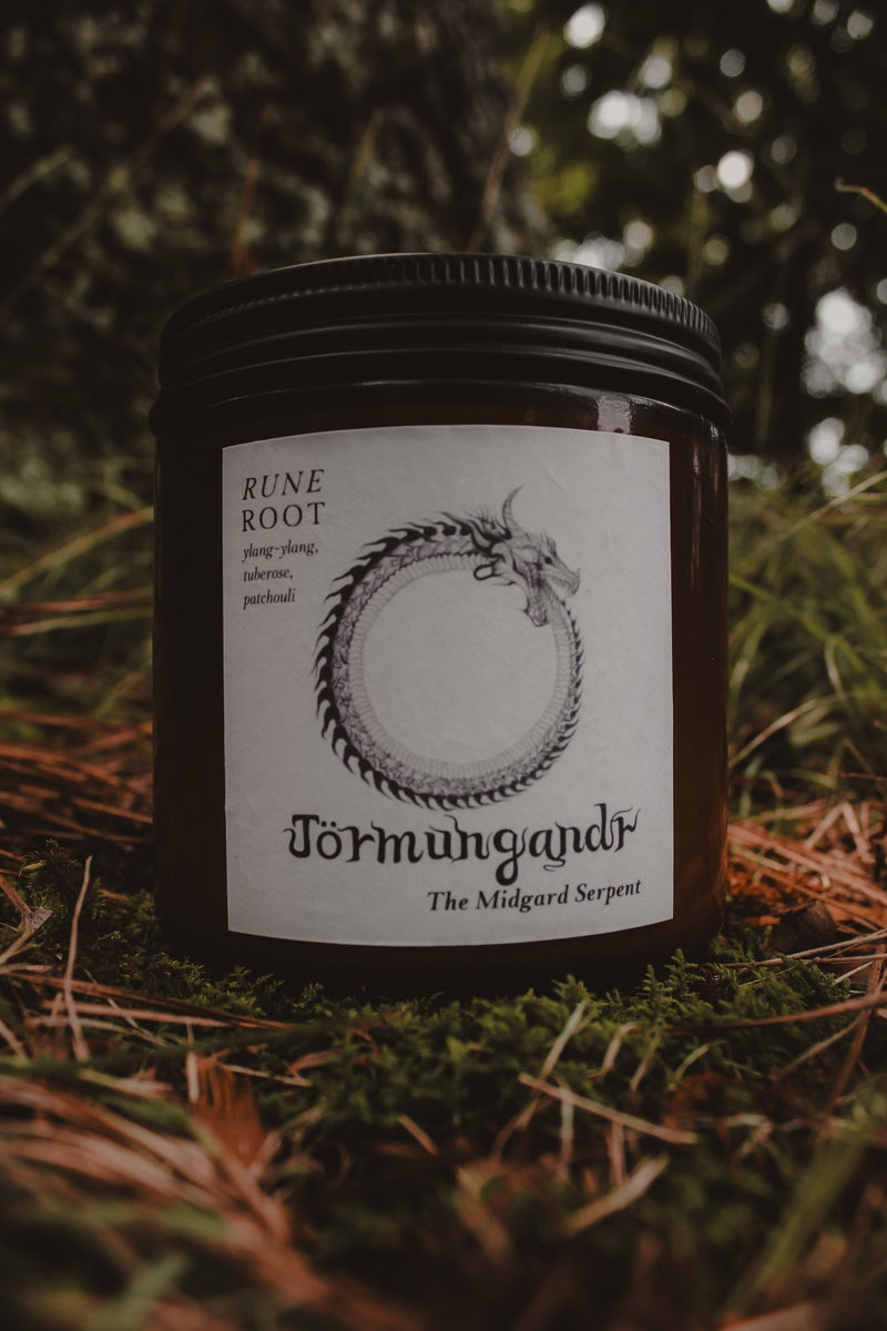 Jörmungandr Mythology Candle